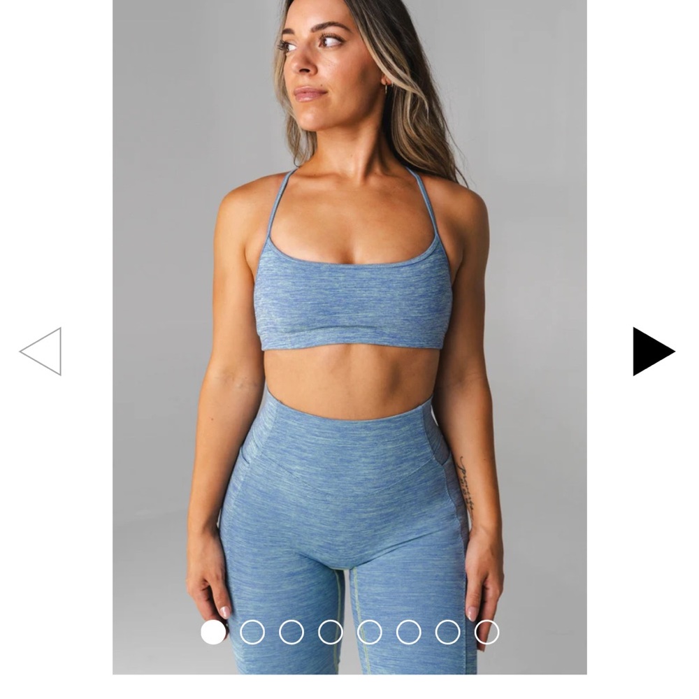 Balance Athletica Blue Sports Bra